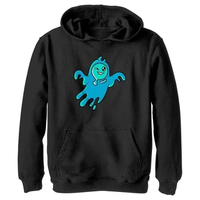 Толстовка с капюшоном Rippley Ghost для мальчика, черная