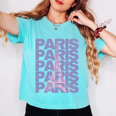 Женская футболка Simply Sage Market Paris, мятная