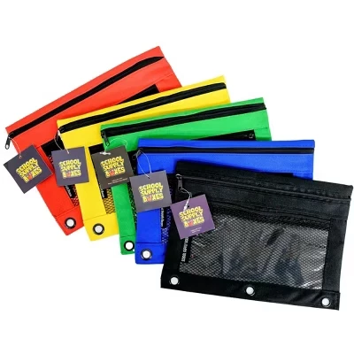 Пенал School Supply Boxes двухкарманный, разноцветный