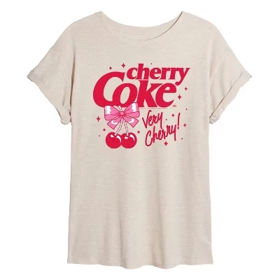 Женская футболка Very Cherry Coke с объемным рисунком birch