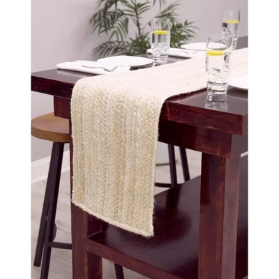 Ковер Unique Loom Braided Jute Dhaka, белый
