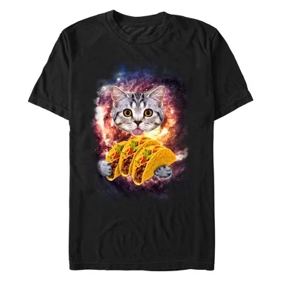 Мужская футболка с мемом Taco Cat от Lost Gods, черная