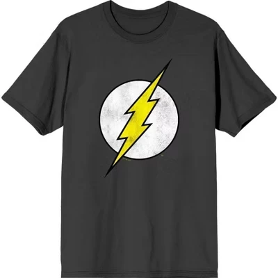 Мужская футболка с коротким рукавом и логотипом Thunderbolt цвета древесного угля