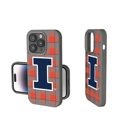 NCAA Big Ten Universities Клетчатый мягкий на ощупь чехол для мобильного телефона Apple iPhone illinois fighting illinini