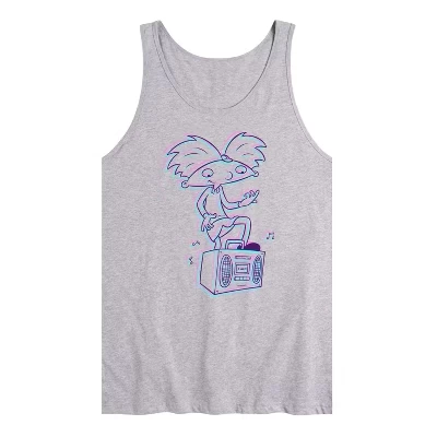 Мужская майка с 3D-рисунком Arnold Graphic Tank Top athletic heather