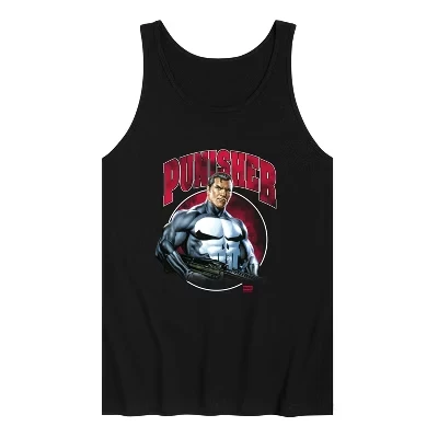 Мужская майка Marvel Punisher с принтом, черная
