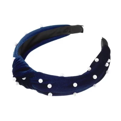 Женский бархатный ободок Unique Bargains, синий