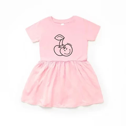 Детское платье The Juniper Shop SmileyWorld, розовое