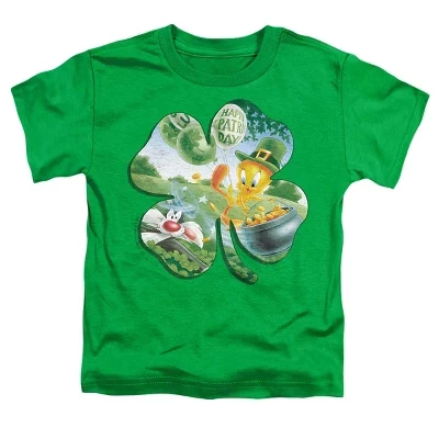 Футболка для мальчиков Looney Tunes Tweety Shamrock, зеленая