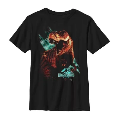 Футболка для мальчиков Jurassic World T. Rex, черная