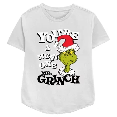 Женская футболка The Grinch «Ты злой», белая