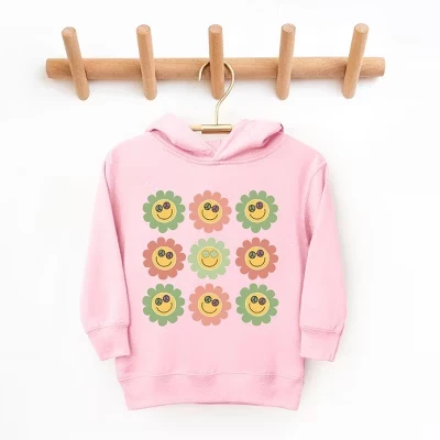 Детское худи The Juniper Shop «Цветы в очках», розовое