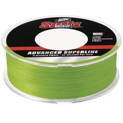 Плетёный шнур Sufix 832 Advanced Superline 549 м, неоновый лайм