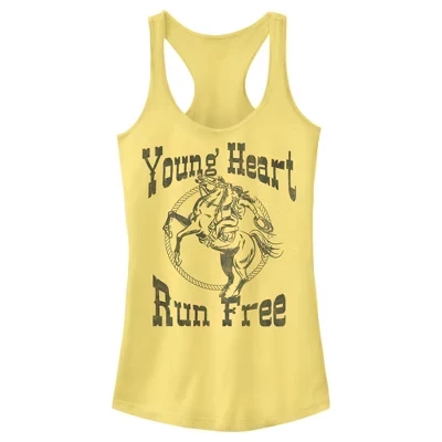 Женская майка Lost Gods Young Heart Run Free, банановая