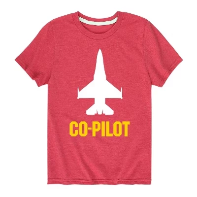 Футболка Pilot Co с коротким рукавом и рисунком heather red
