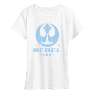 Женская футболка с коротким рукавом и графическим рисунком Rebel Fleet Flight Patch белого цвета