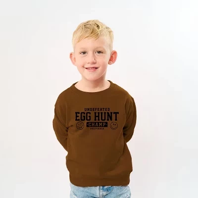 Детская толстовка The Juniper Shop SmileyWorld «Undefeated Egg Hunt Champ», верблюжая