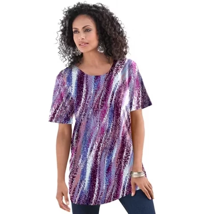 purple textured stripe