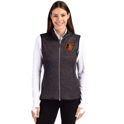 Женский жилет Cutter & Buck Mainsail, Orioles, меланж
