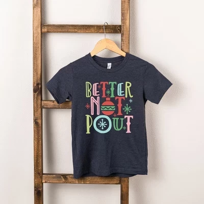 Детская футболка The Juniper Shop Better Not Pout, синяя