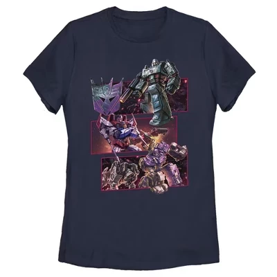 Женская футболка Transformers Десептиконы, синяя