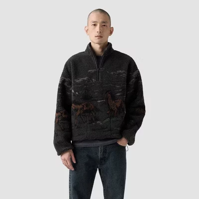  Мужская толстовка Idyllwild Popover ® - черный