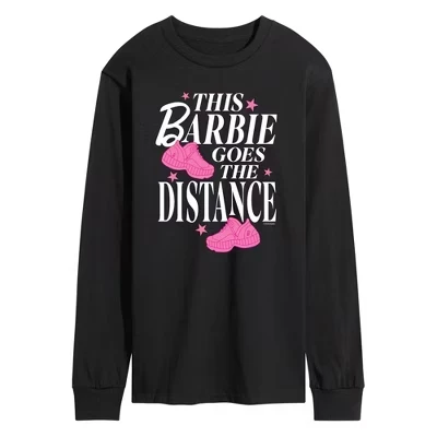 Мужской лонгслив Barbie Goes The Distance, черный