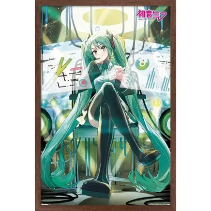 Постер Trends International Hatsune Miku, 37×57 см, махагон