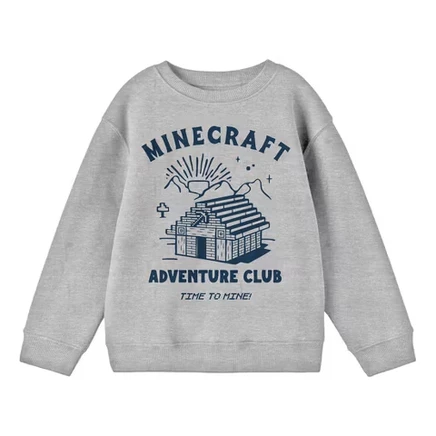 Молодежная спортивная толстовка с круглым вырезом и длинным рукавом Heather Grey от Adventure Club House для молодежи heather grey
