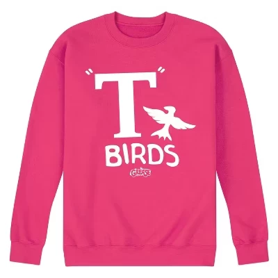 Мужская флисовая толстовка с рисунком T Birds пурпурного цвета