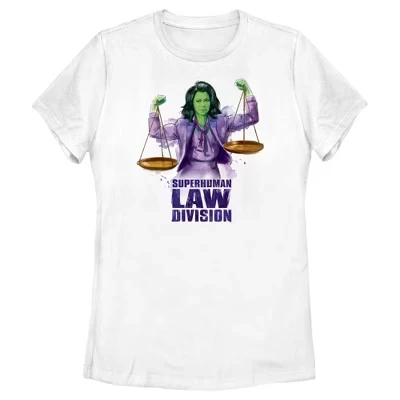 Женская футболка She-Hulk: Attorney at Law SLD Super Strong Lawyer белого цвета