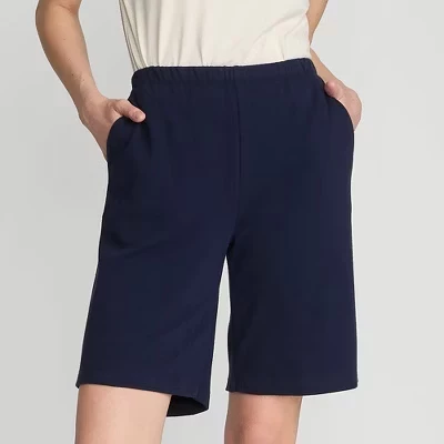 Женские шорты Lands End Sport Knit, синие