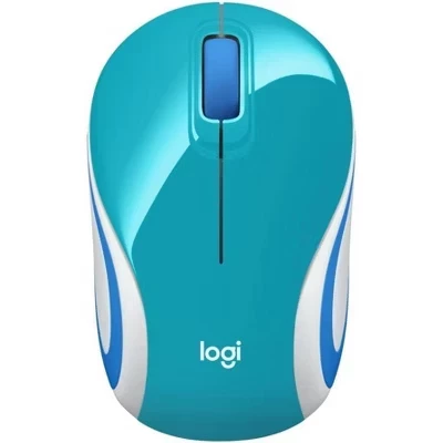 Беспроводная мышь Logitech M187 Mini, бирюзовая