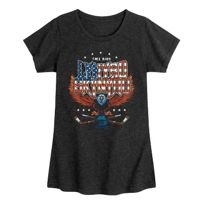 Футболка для девочек Lynyrd Skynyrd Freebird, черная