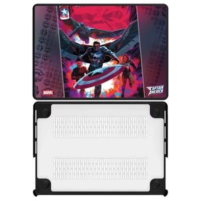 Чехол для ноутбука Marvel Avengers Cover Art для Apple MacBook Сэм Уилсон капитан Америка