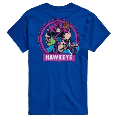 Мужская футболка с коротким рукавом с логотипом Hawkeye Circle, синяя