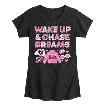 Футболка для девочек Barbie Chase Dreams, черная