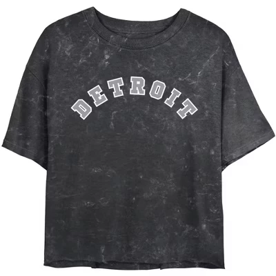 Полицейский из Беверли-Хиллз Джуниора: Укороченная футболка Axel F Detroit Collegiate, черная