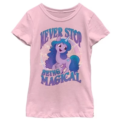 Детская футболка My Little Pony «Будь волшебной», розовая