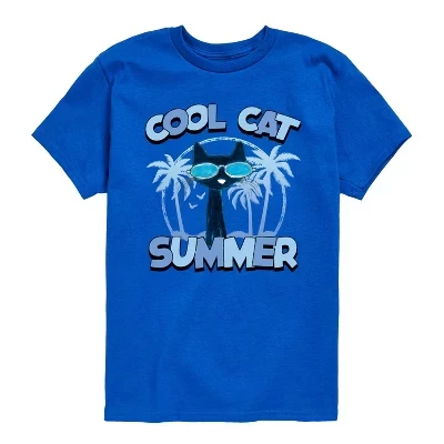 Летняя футболка с коротким рукавом Cool Cat Summer Ptc с графическим принтом