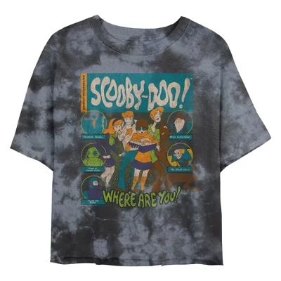 Футболка Junior's Scooby Doo Where Are You Monsters черная