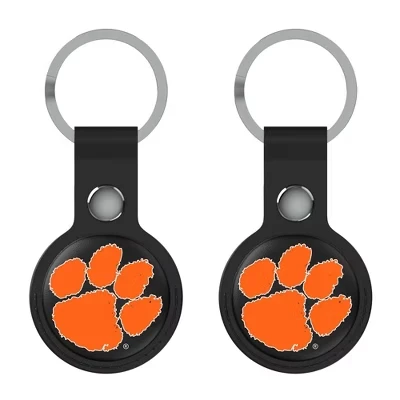 Черный держатель для эмблемы университетов NCAA ACC Airtag, 2 штуки, clemson tigers