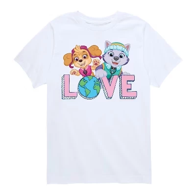 Мальчиковая футболка Paw Patrol Love Earth, белая