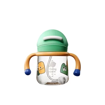 Поильник bc babycare Penguin для 12–36 мес, зелёный
