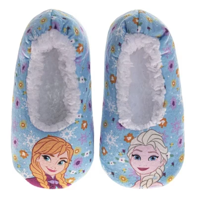 Тапочки–носочки для девочек Disney - Frozen, Уютные плюшевые домашние балетки с Минни Маус и принцессой (для малышей) frozen
