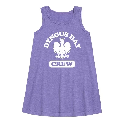 Платье Aline без рукавов с графическим рисунком Dyngus Day Crew фиолетового цвета