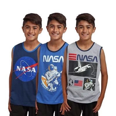 Комплект майки для мальчика Astronauts & Shuttles из 3 предметов для астронавтов НАСА