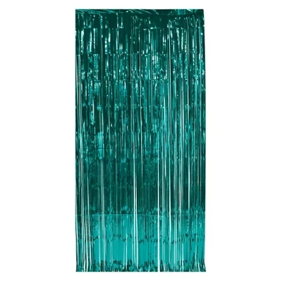 Декоративная занавеска Beistle 2,44×0,91 м, бирюзовая