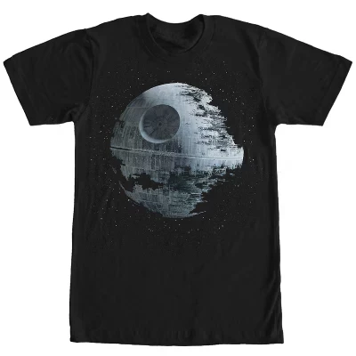 Мужская футболка Galactic Death Star Destruction черного цвета