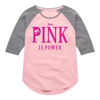 Футболка Pink Is Power Shirt Tail Raglan с графическим рисунком